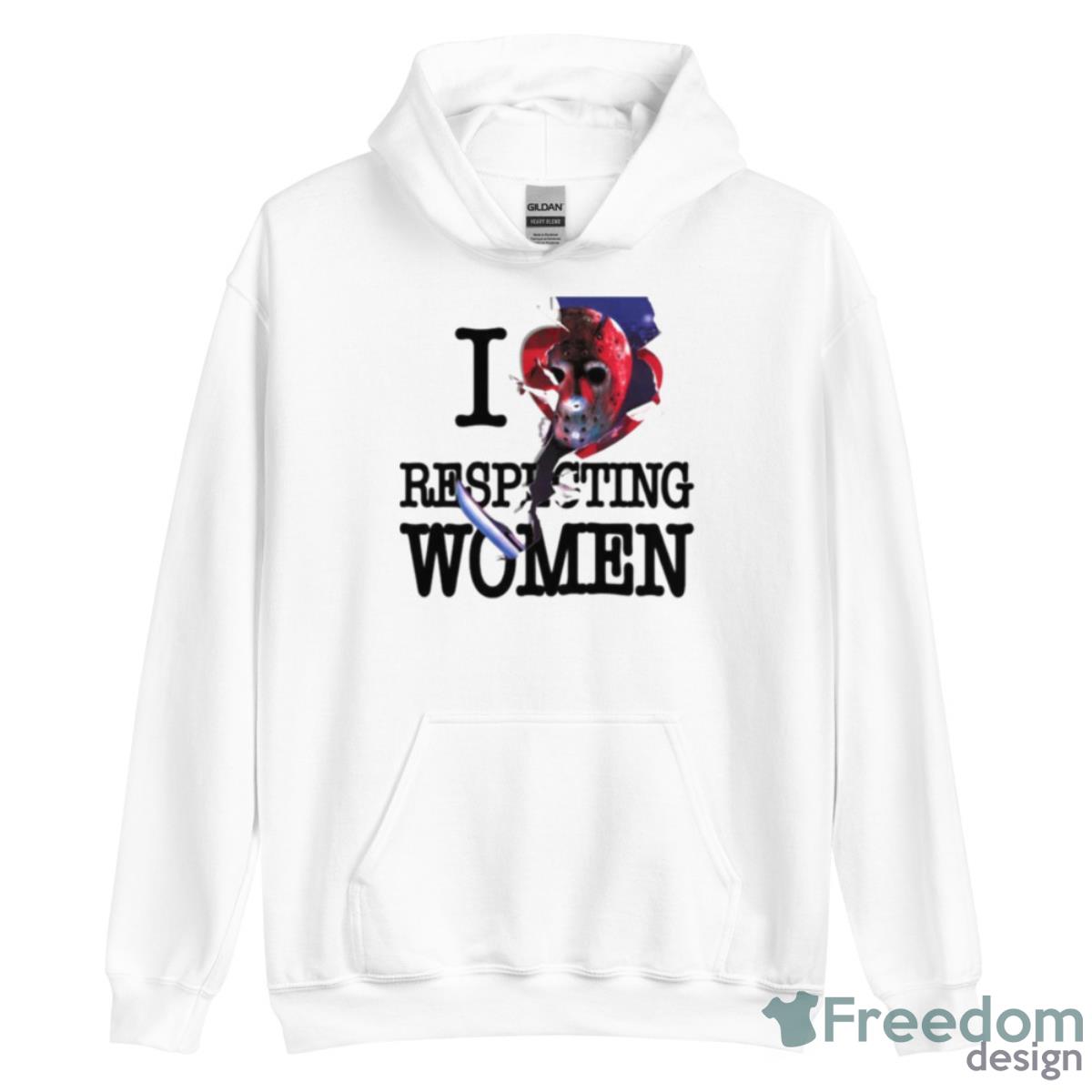 Jason Voorhees I Love Respecting Women Shirt image Jason Voorhees I Love Respecting Women Shirt - Unisex Heavy Blend Hooded Sweatshirt