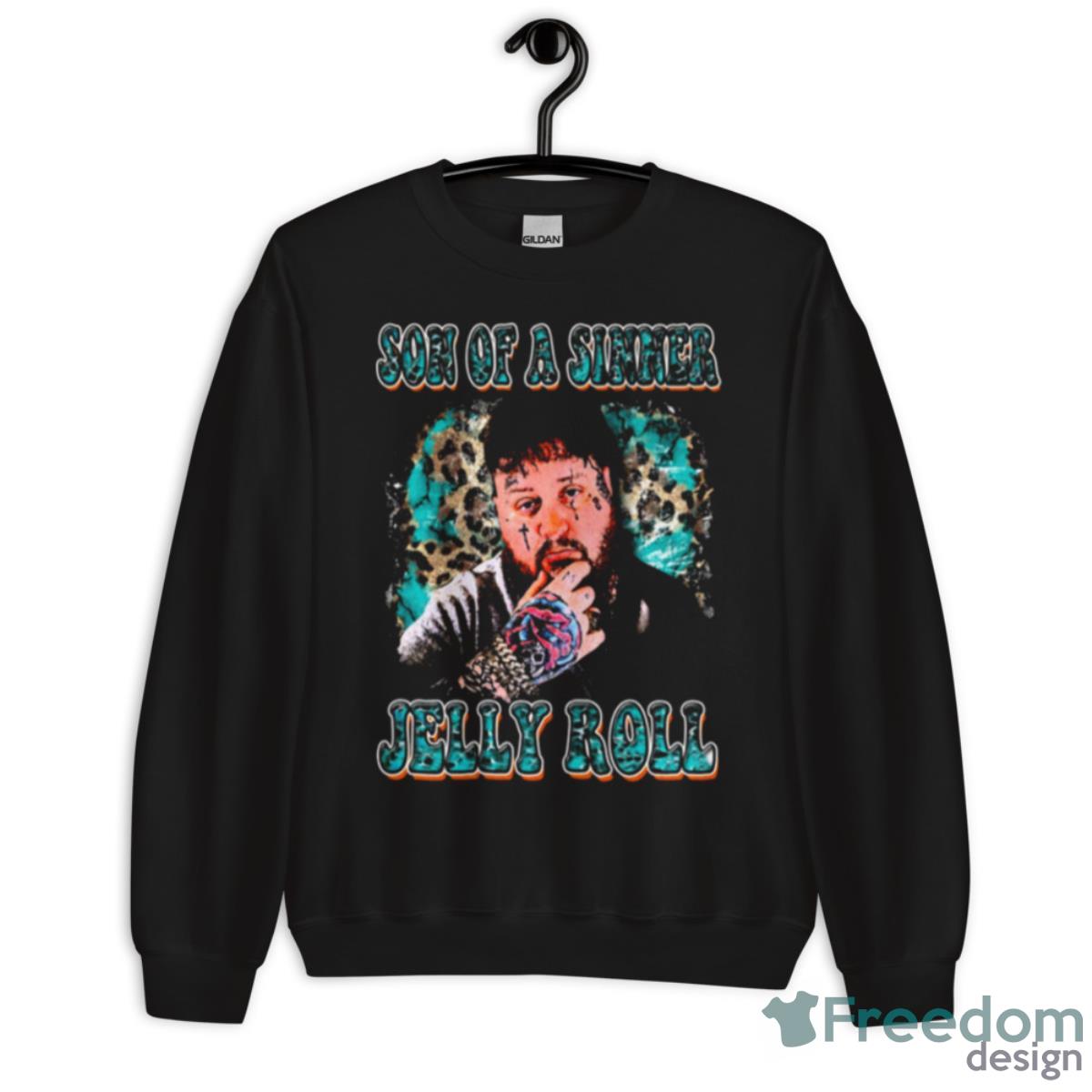 Jelly Roll Son Of A Sinner Shirt - Unisex Crewneck Sweatshirt