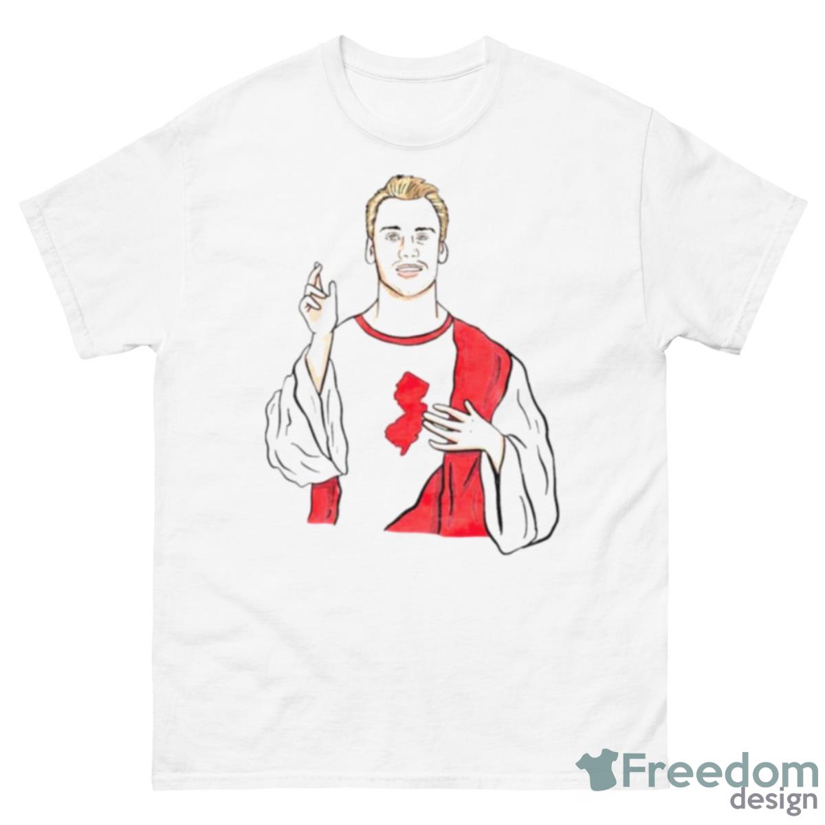 Jesper Bratt New Jersey Devils Jesus shirt - Limotees