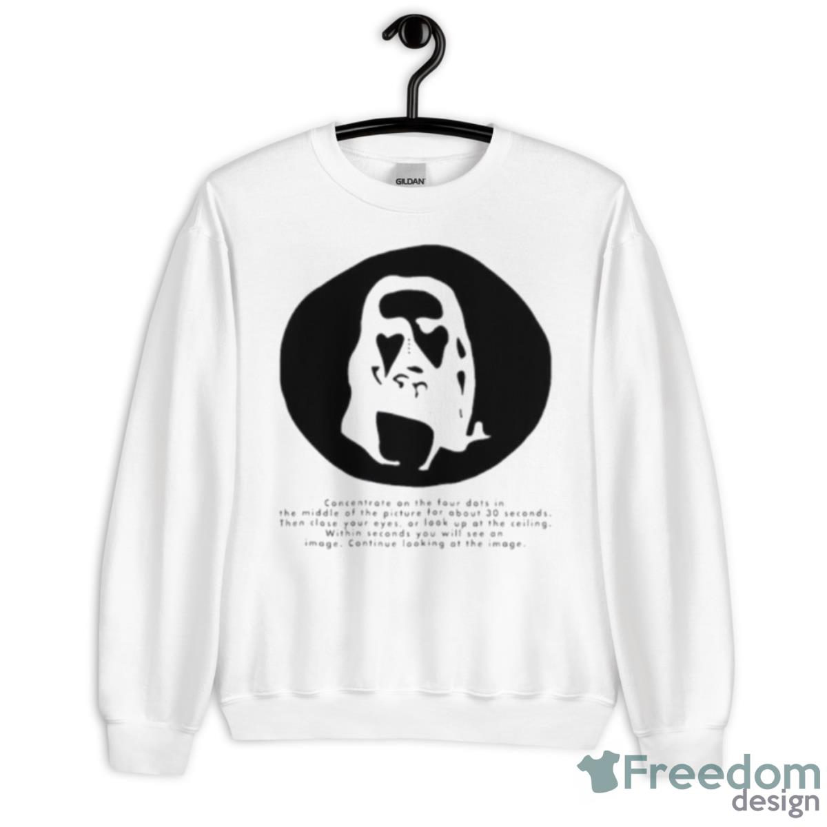 Jesus Optical Illusion Shirt - Unisex Heavy Blend Crewneck Sweatshirt