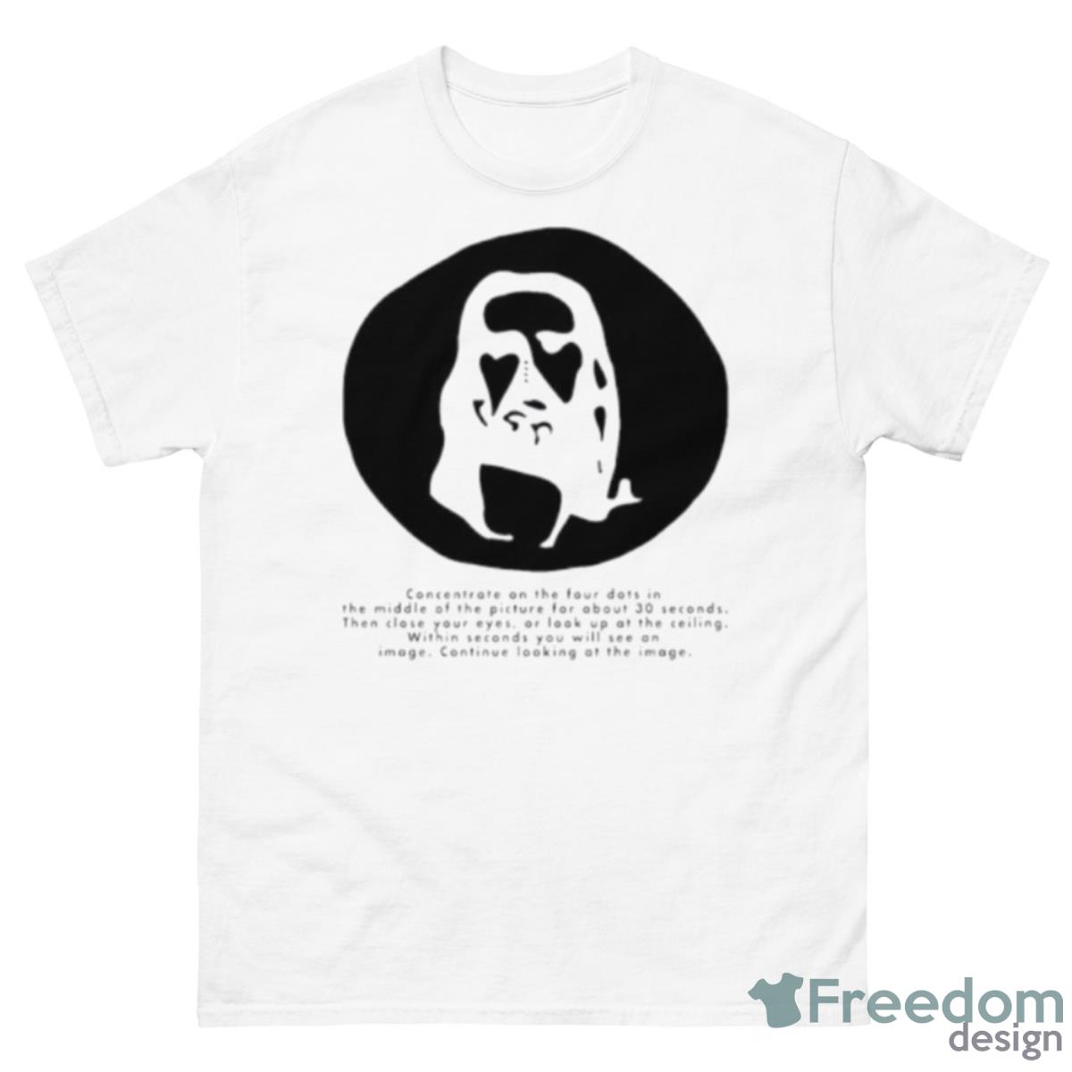 Jesus Optical Illusion Shirt - 500 Men’s Classic Tee Gildan