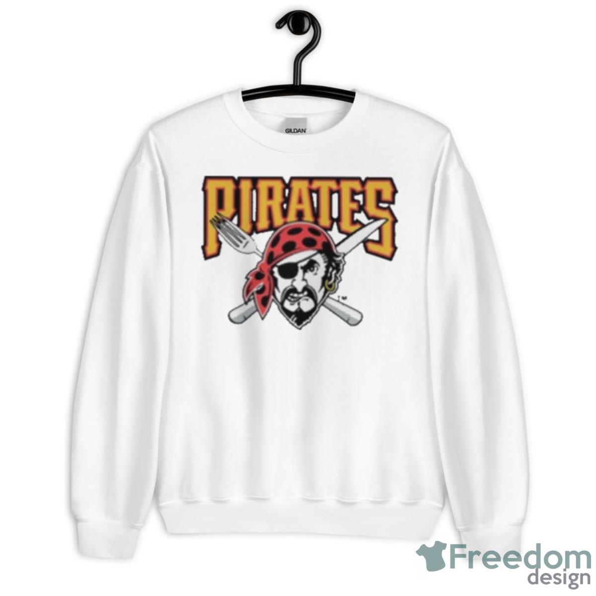 Ji Man Choi Wearing Pittsburgh Pirates Shirt - Unisex Heavy Blend Crewneck Sweatshirt