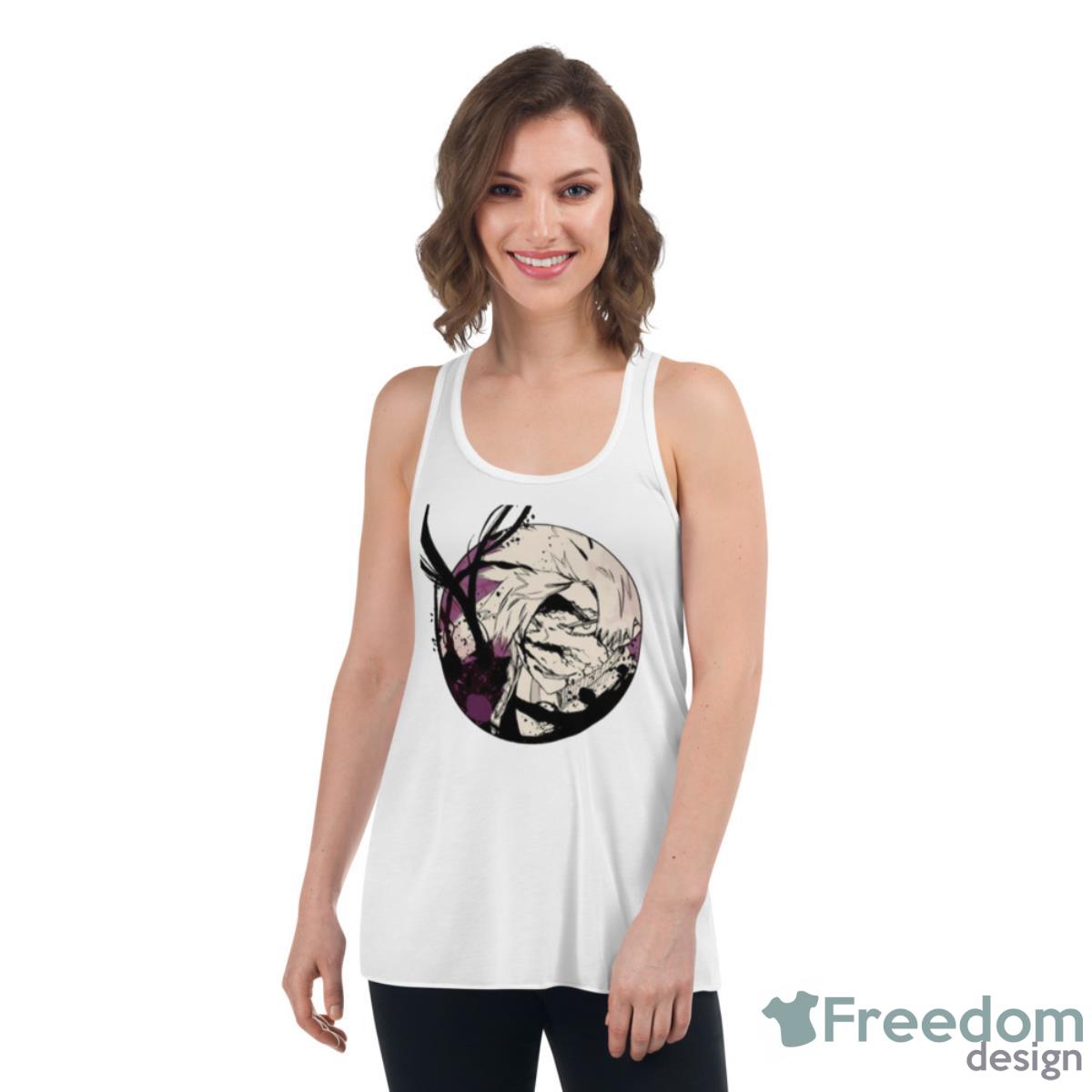 Jigokuraku Hell’s Paradise In The Battle Shirt - Womens Flowy Racerback Tank Jigokuraku Hell’s Paradise In The Battle Shirt - Womens Flowy Racerback Tank