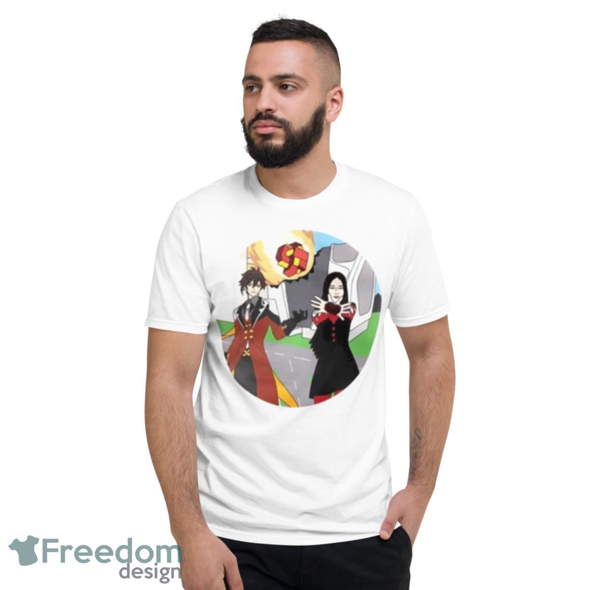 Jisoo And Zhongli Anime Shirt - Short Sleeve T-Shirt