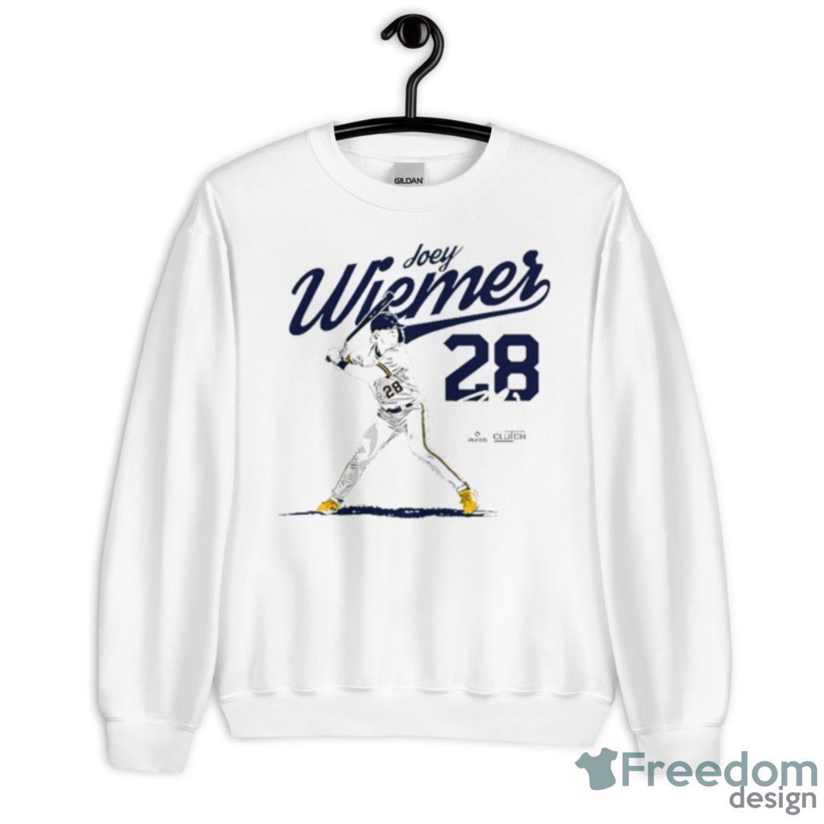 Joey Wiemer Loves Milwaukee Baseball Shirt - Unisex Heavy Blend Crewneck Sweatshirt
