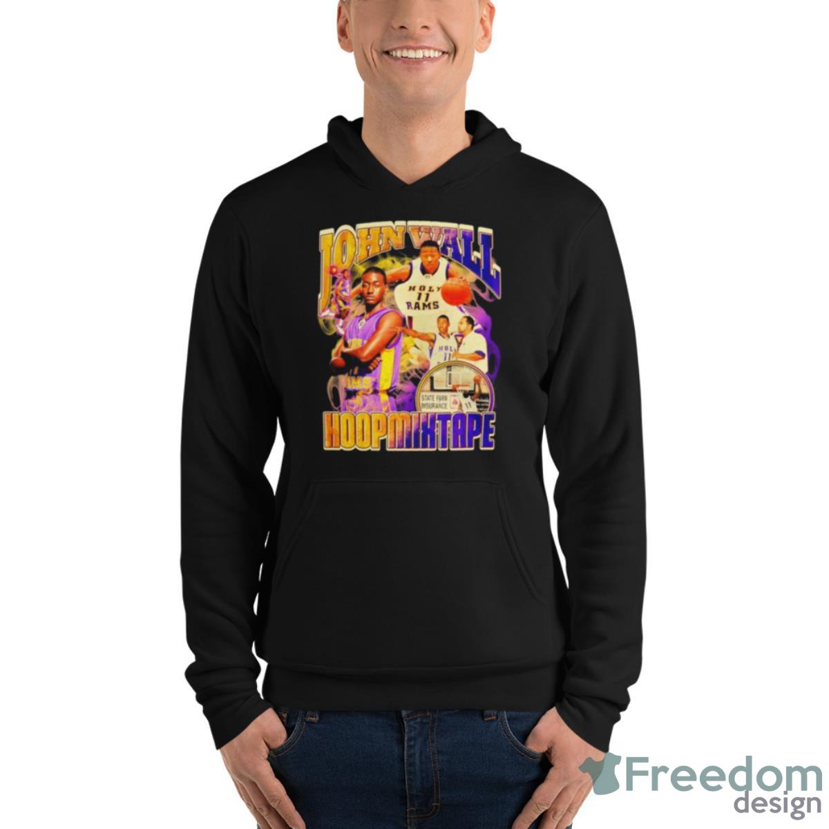 John Wall Holy Rams Hoopmixtape Shirt image John Wall Holy Rams Hoopmixtape Shirt - Unisex Fleece Pullover Hoodie
