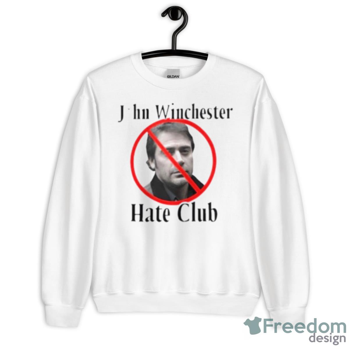 John Winchester Hate Club Shirt - Unisex Heavy Blend Crewneck Sweatshirt