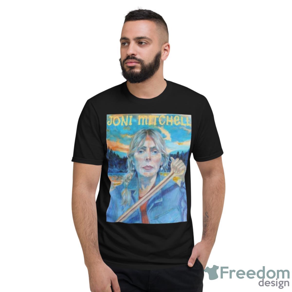 Joni Mitchell Mitchell Blue Portrait Shirt - Short Sleeve T-Shirt