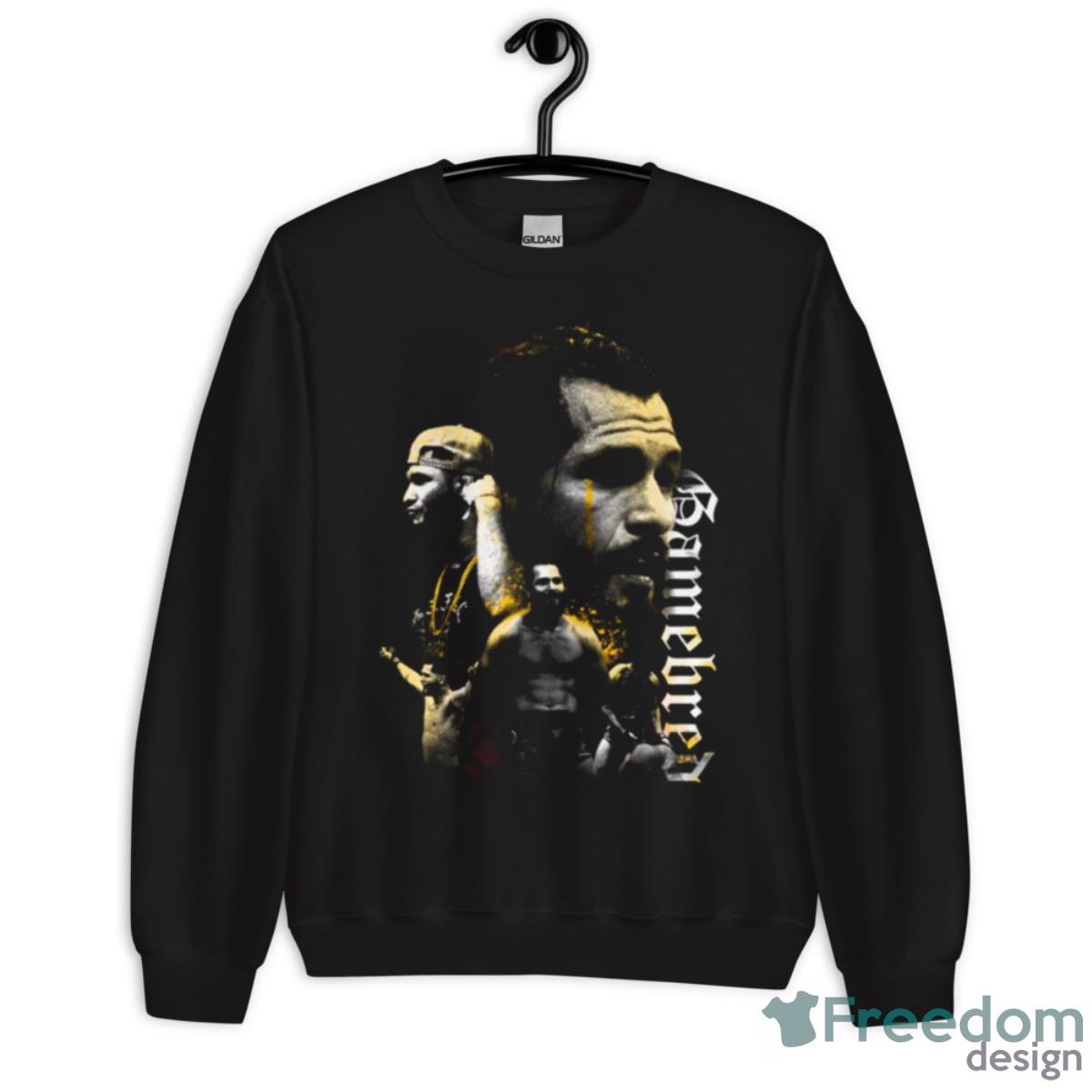 Jorge Masvidal Collage Portrait Design Shirt - Unisex Crewneck Sweatshirt
