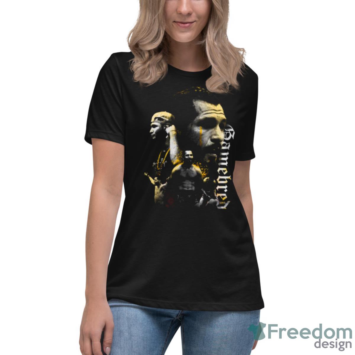 Jorge Masvidal Collage Portrait Design Shirt - Womens Relaxed Short Sleeve Jersey Tee Jorge Masvidal Collage Portrait Design Shirt - Womens Relaxed Short Sleeve Jersey Tee