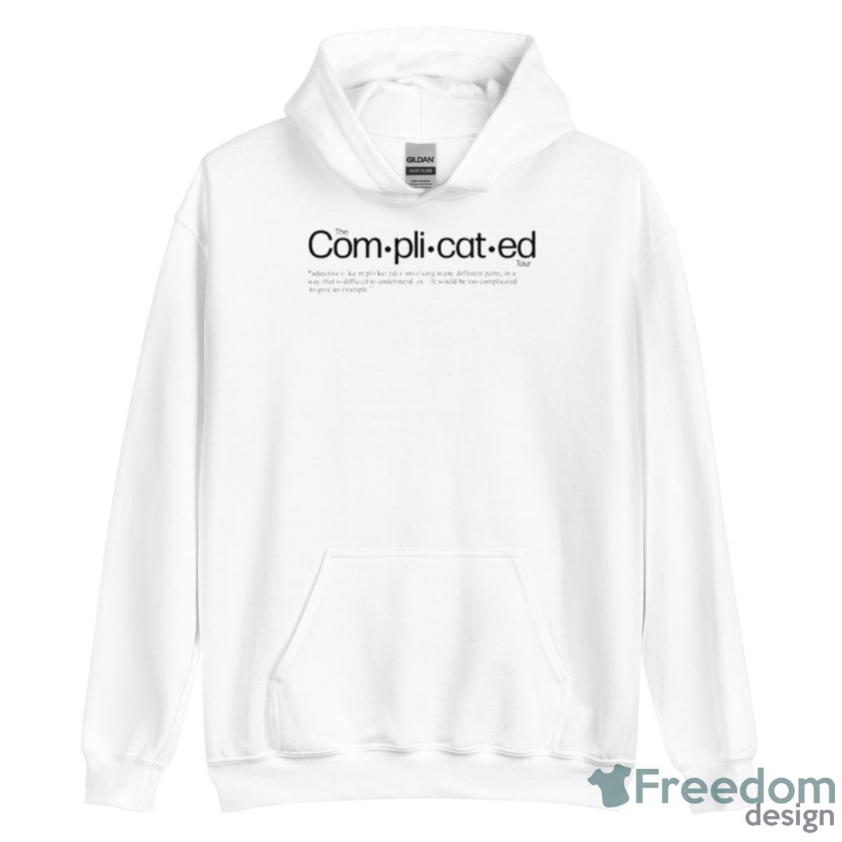 Joshua Bassett Complicated Definition Shirt image Joshua Bassett Complicated Definition Shirt - Unisex Heavy Blend Hooded Sweatshirt