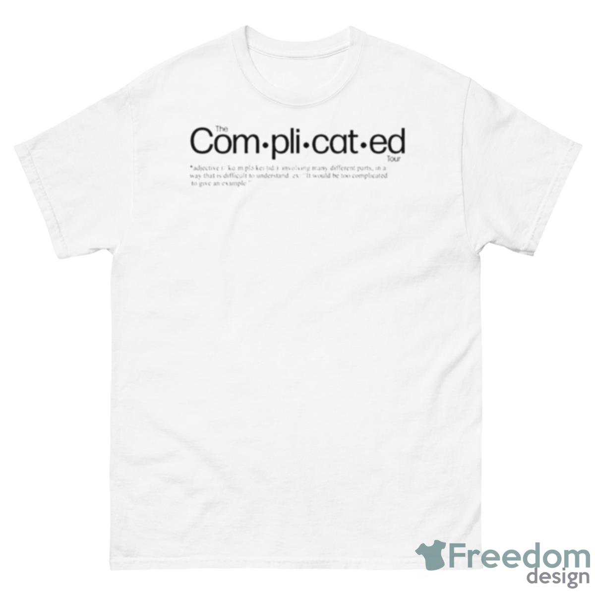 Joshua Bassett Complicated Definition Shirt - 500 Men’s Classic Tee Gildan