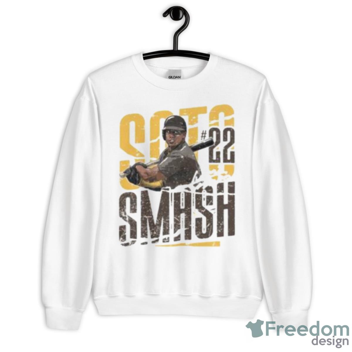Juan Soto San Diego Soto Smash Signature Shirt - Unisex Heavy Blend Crewneck Sweatshirt