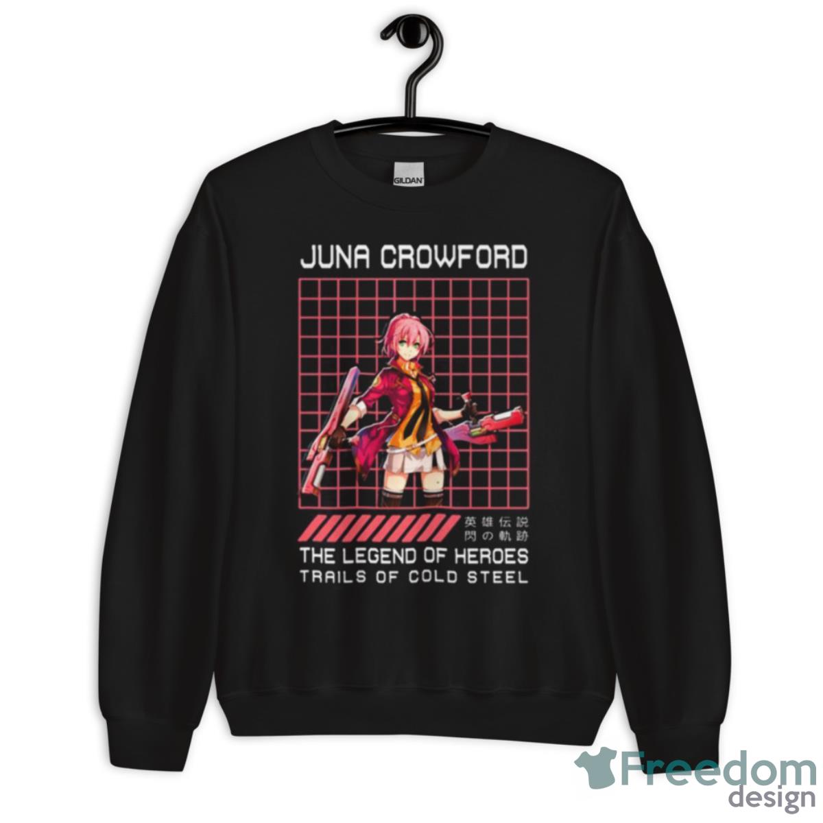 Juna Crowford In Graphic Shirt - Unisex Crewneck Sweatshirt