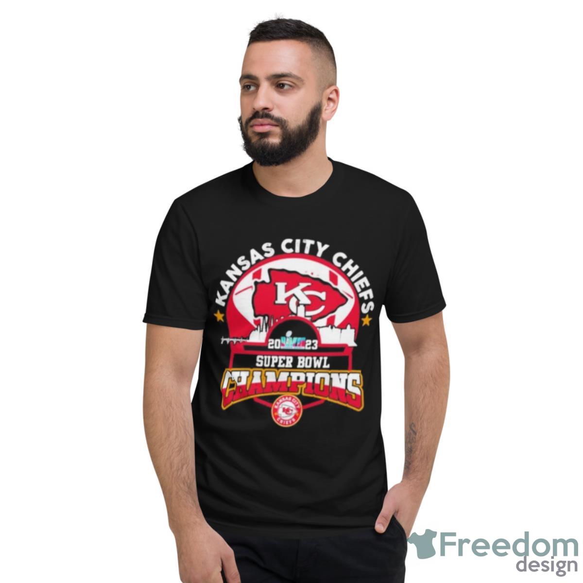 Kansas City Chiefs 2023 Super Bowl Champions Shirt - Short Sleeve T-Shirt