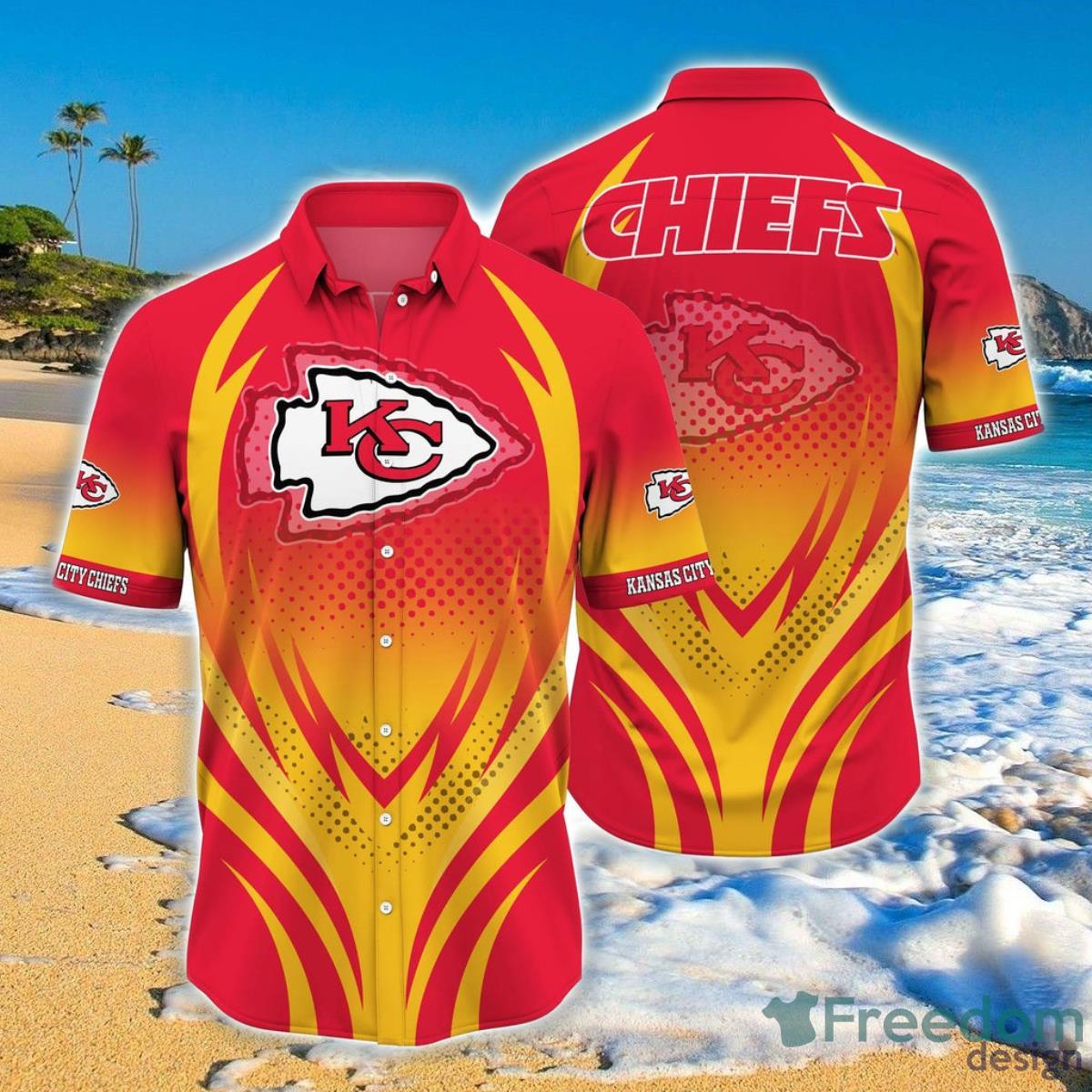 Kansas City Chiefs Hawaiian Shirt 3D Print NFL Gift Product Photo 1