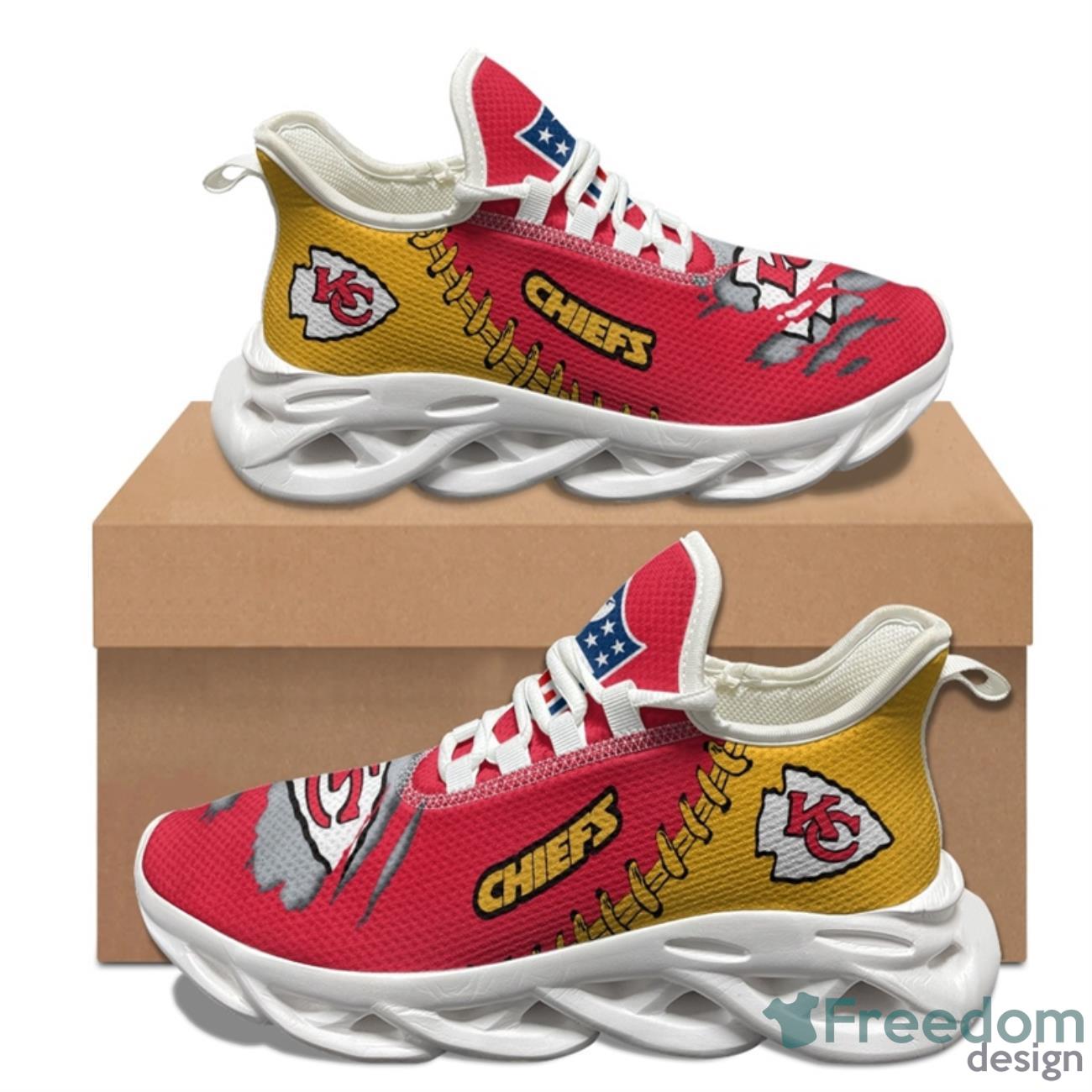 Kansas City Chiefs NFL Max Soul Sneakers Running Shoes Product Photo 2