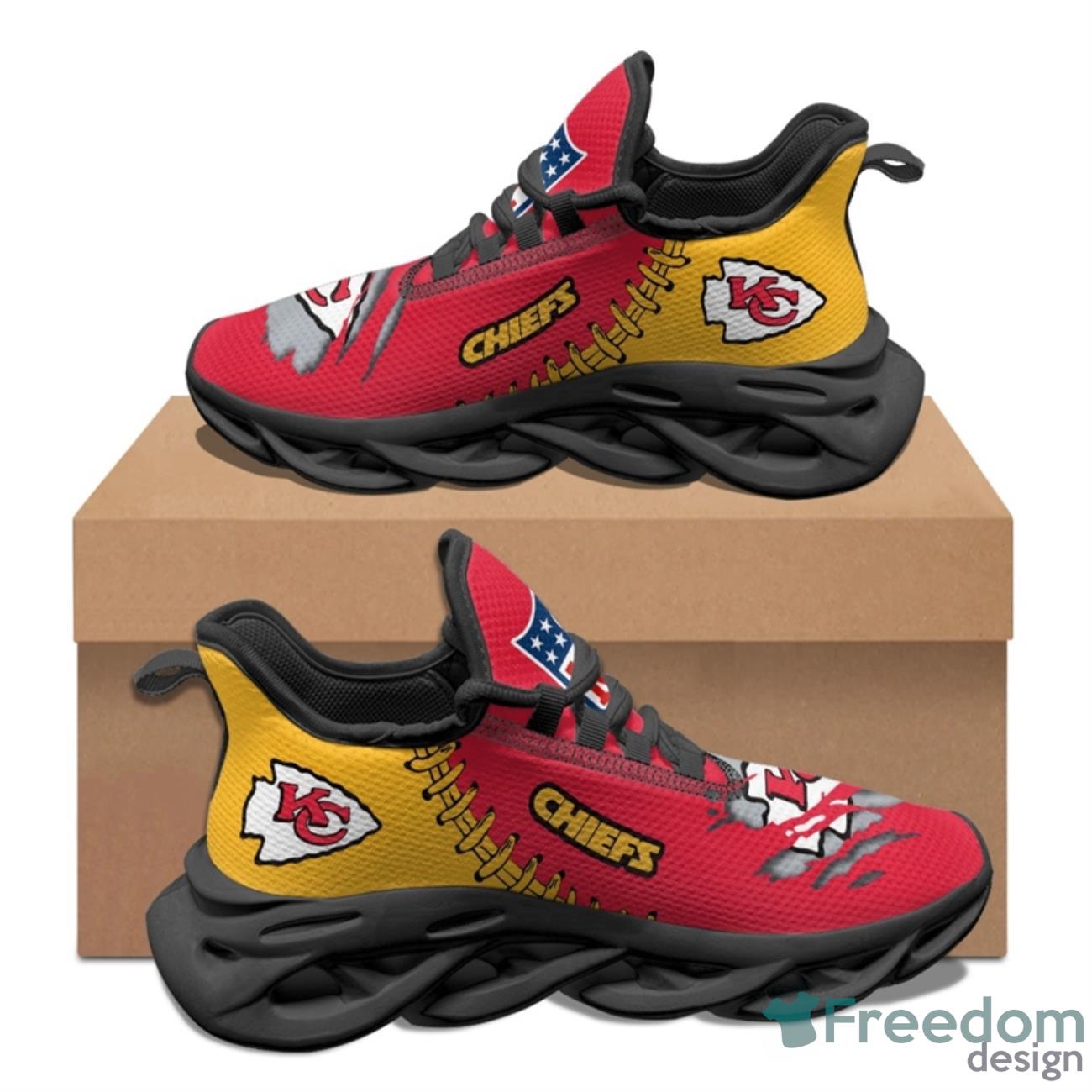 Kansas City Chiefs NFL Max Soul Sneakers Running Shoes Product Photo 1