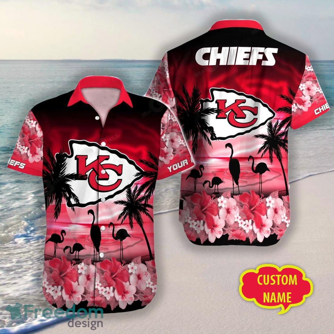 NFL Kansas City Chiefs Aloha Tropical Hawaiian Shirt - Freedomdesign