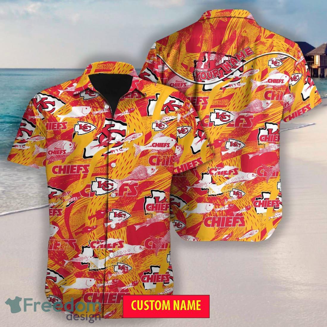 Kansas City Chiefs NFL Print 3D Hawaiian Shirt Style 14 Aloha Personalized  For Fans - Freedomdesign