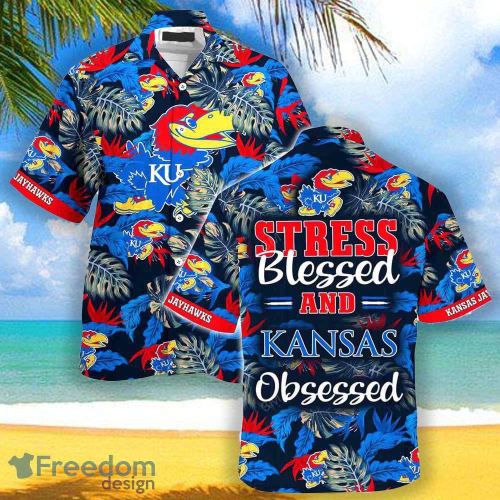 Toronto Blue Jays Logo Hawaiian Shirt, Stress Blessed Obsessed