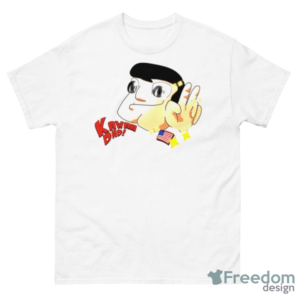 Kawaii Dad American Dad Shirt - 500 Men’s Classic Tee Gildan