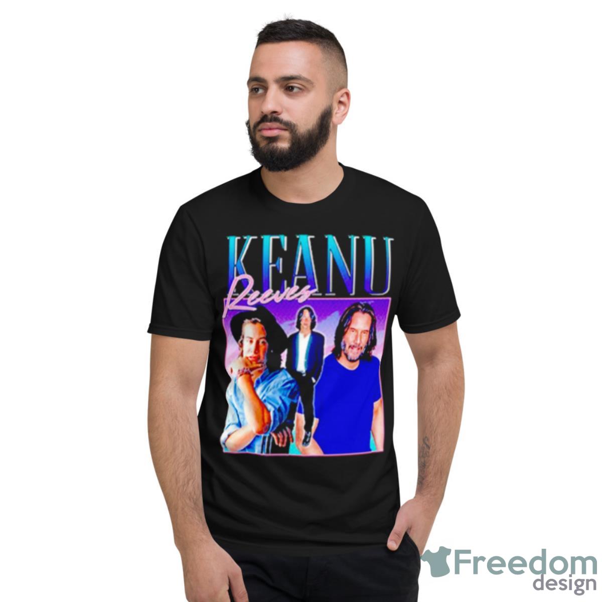Keanu Reeves Homage Vintage Shirt - Short Sleeve T-Shirt