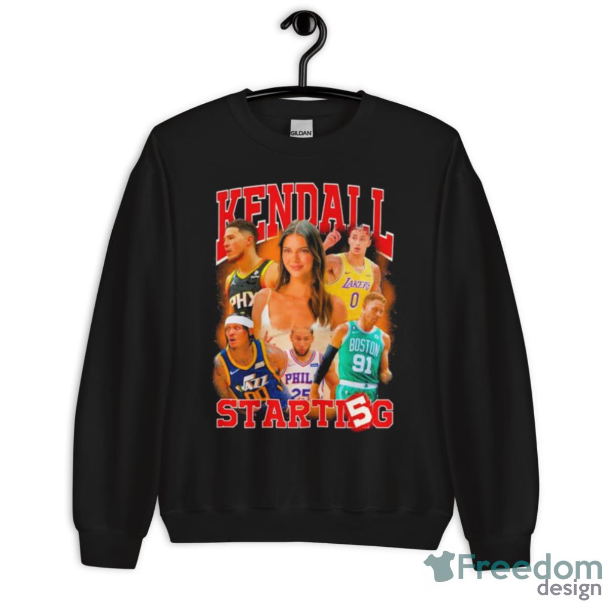 Kendall Jenner Team Kendall Starting Five 2023 Shirt - Unisex Crewneck Sweatshirt