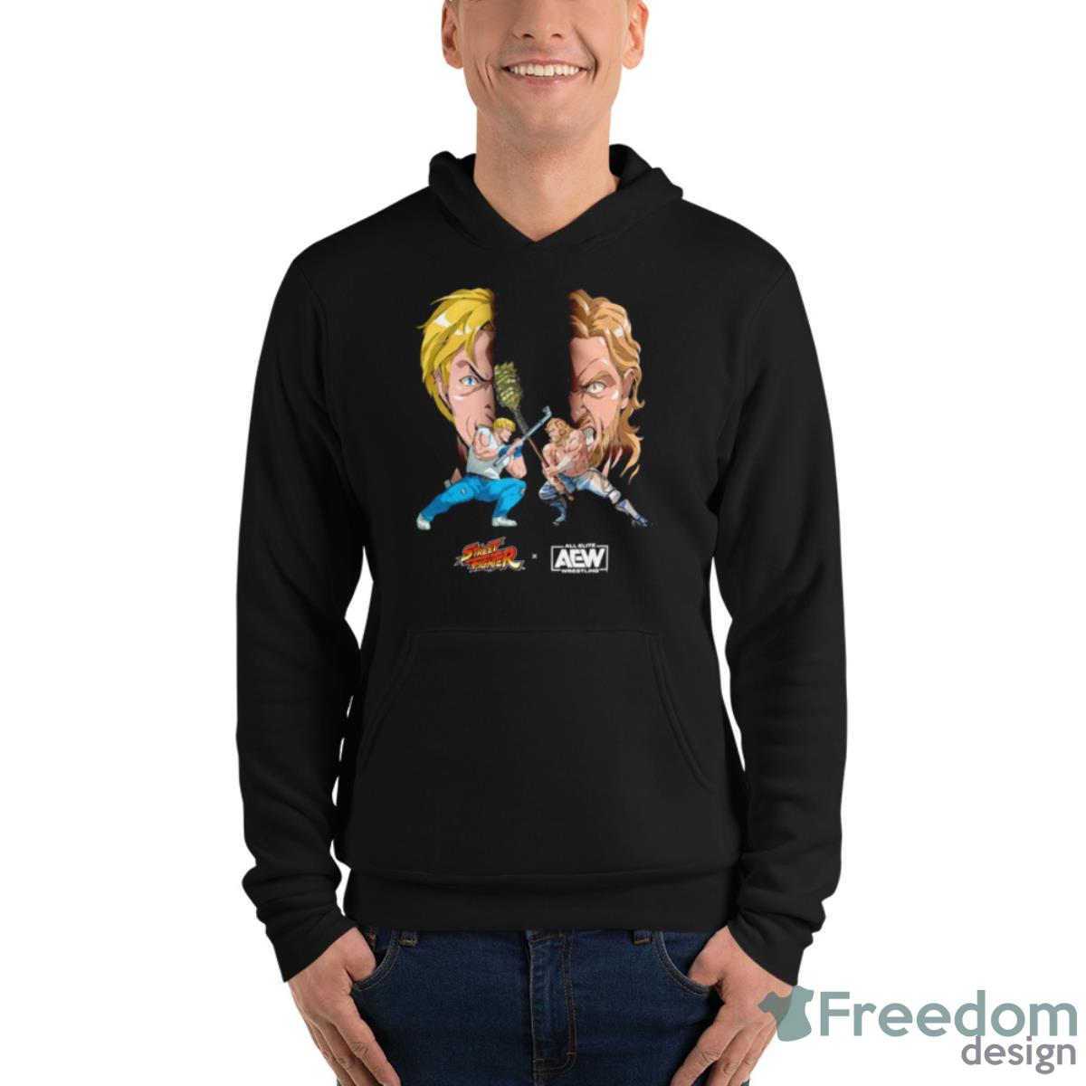 Kenny Omega Vs. Cody Street Fighter X AEW Shirt - Unisex Fleece Pullover Hoodie Kenny Omega Vs. Cody Street Fighter X AEW Shirt - Unisex Fleece Pullover Hoodie