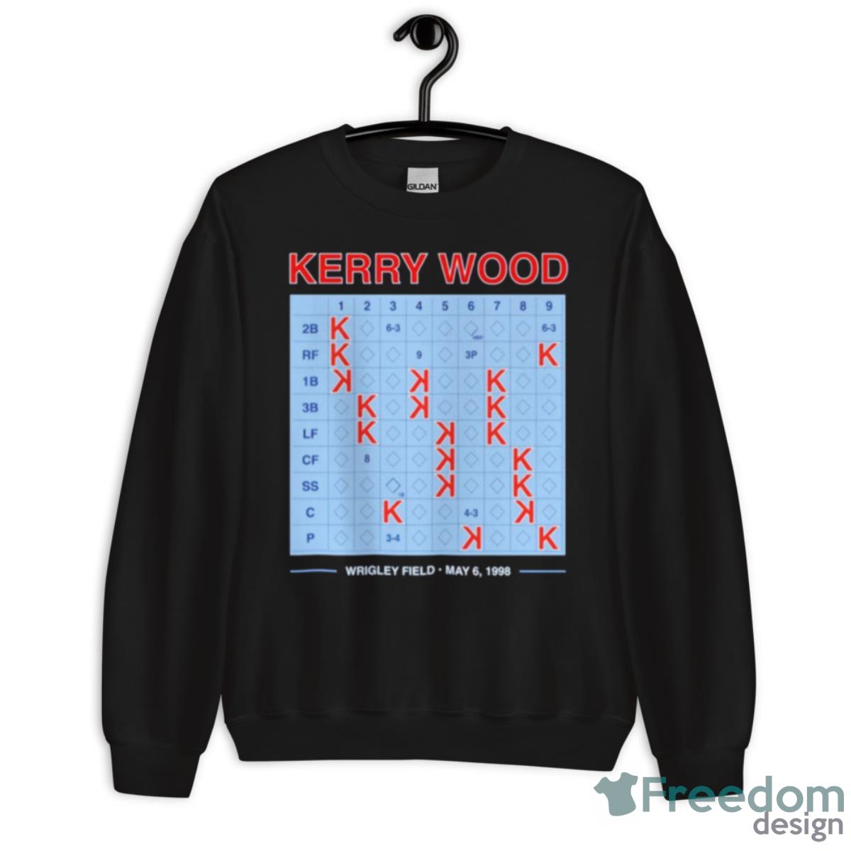 Kerry Wood 20 Strikeouts Scorecard Shirt, hoodie, sweater, long