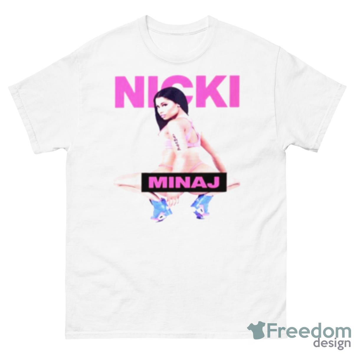 Khaki Nicki Minaj Print Shirt - 500 Men’s Classic Tee Gildan