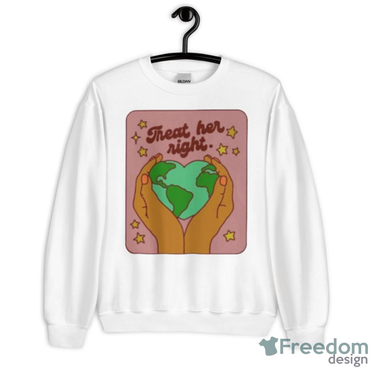 Kira Treat Her Right Shirt - Unisex Heavy Blend Crewneck Sweatshirt