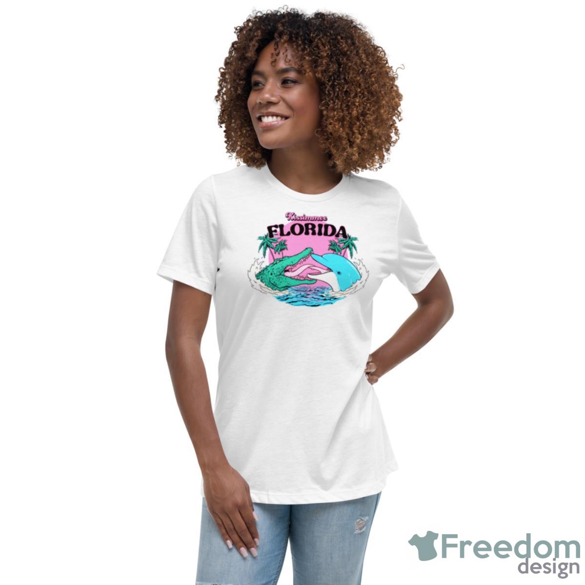 Kissimmee Alligator Shirt - Womens Relaxed Short Sleeve Jersey Tee Kissimmee Alligator Shirt - Womens Relaxed Short Sleeve Jersey Tee