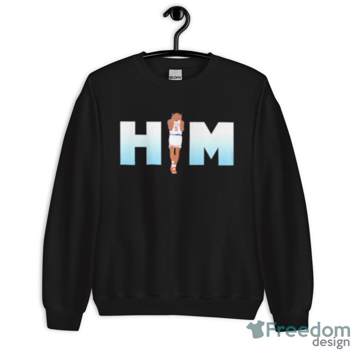 Knicksmuse Him NY Knicks Shirt - Unisex Crewneck Sweatshirt