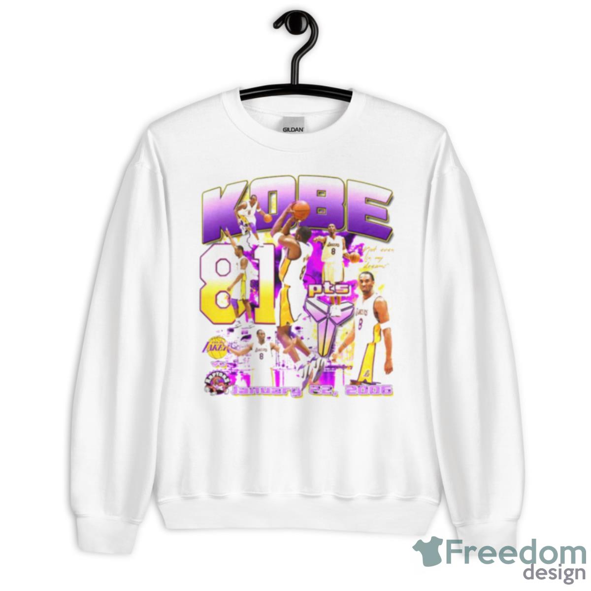 Kobe Bryant 81 Pts Shirt - Unisex Heavy Blend Crewneck Sweatshirt