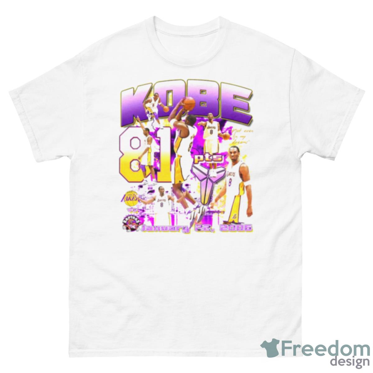 Kobe Bryant 81 Pts Shirt - 500 Men’s Classic Tee Gildan