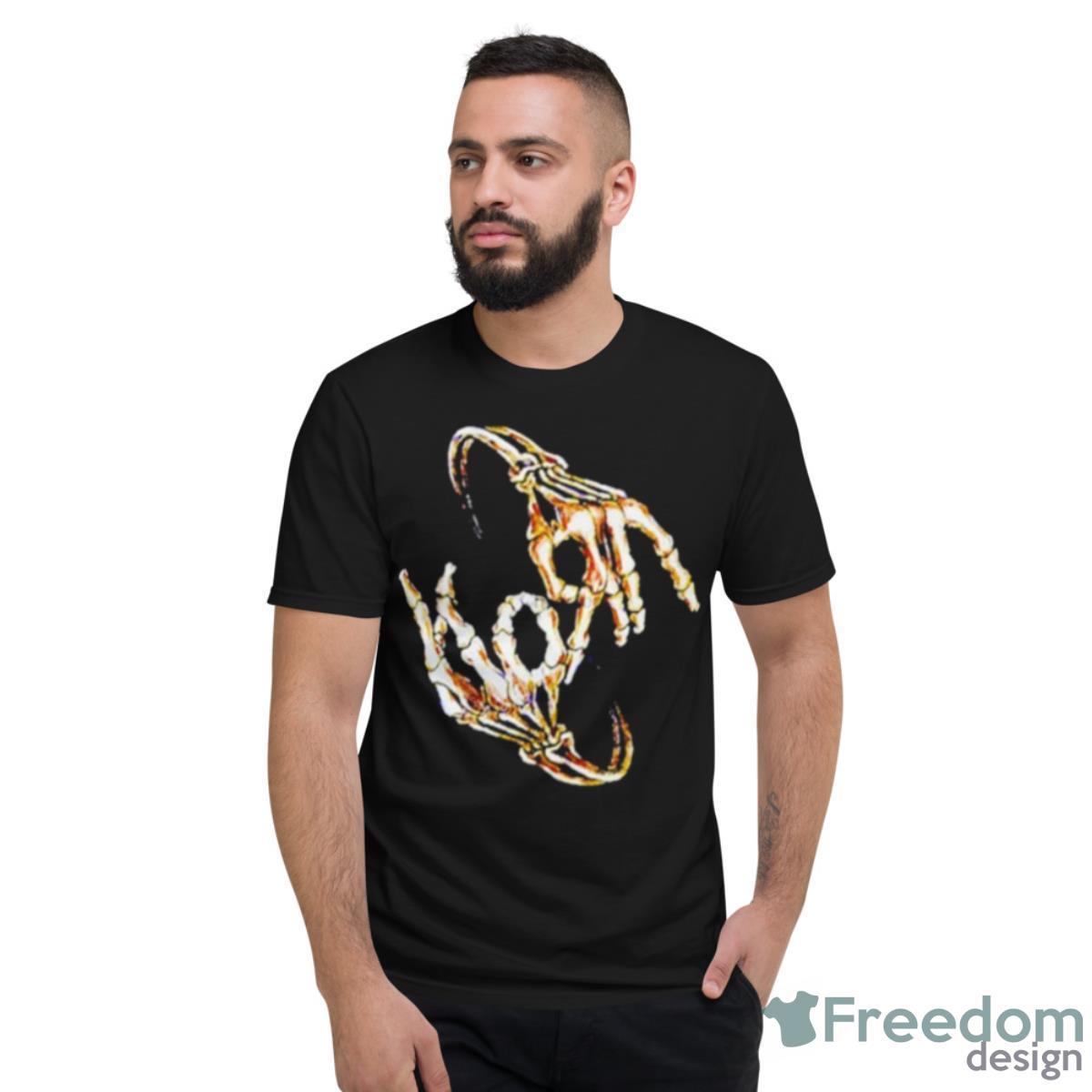 Korn Skeleton Fingers Logo Shirt - Short Sleeve T-Shirt