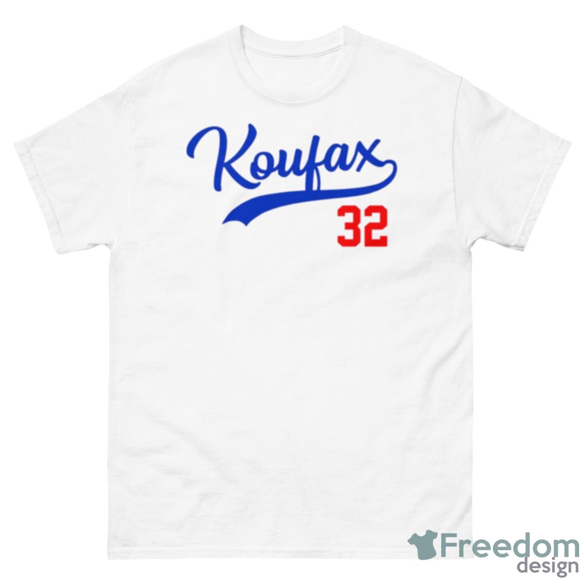 Koufax 32 Los Angeles Dodgers Shirt - 500 Men’s Classic Tee Gildan
