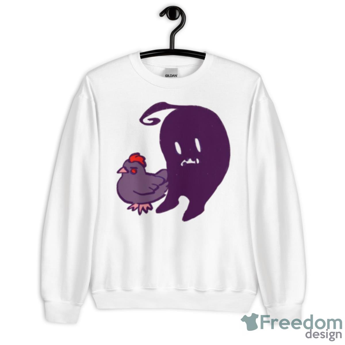 Krobus With A Void Chicken Stardew Valley Shirt - Unisex Heavy Blend Crewneck Sweatshirt