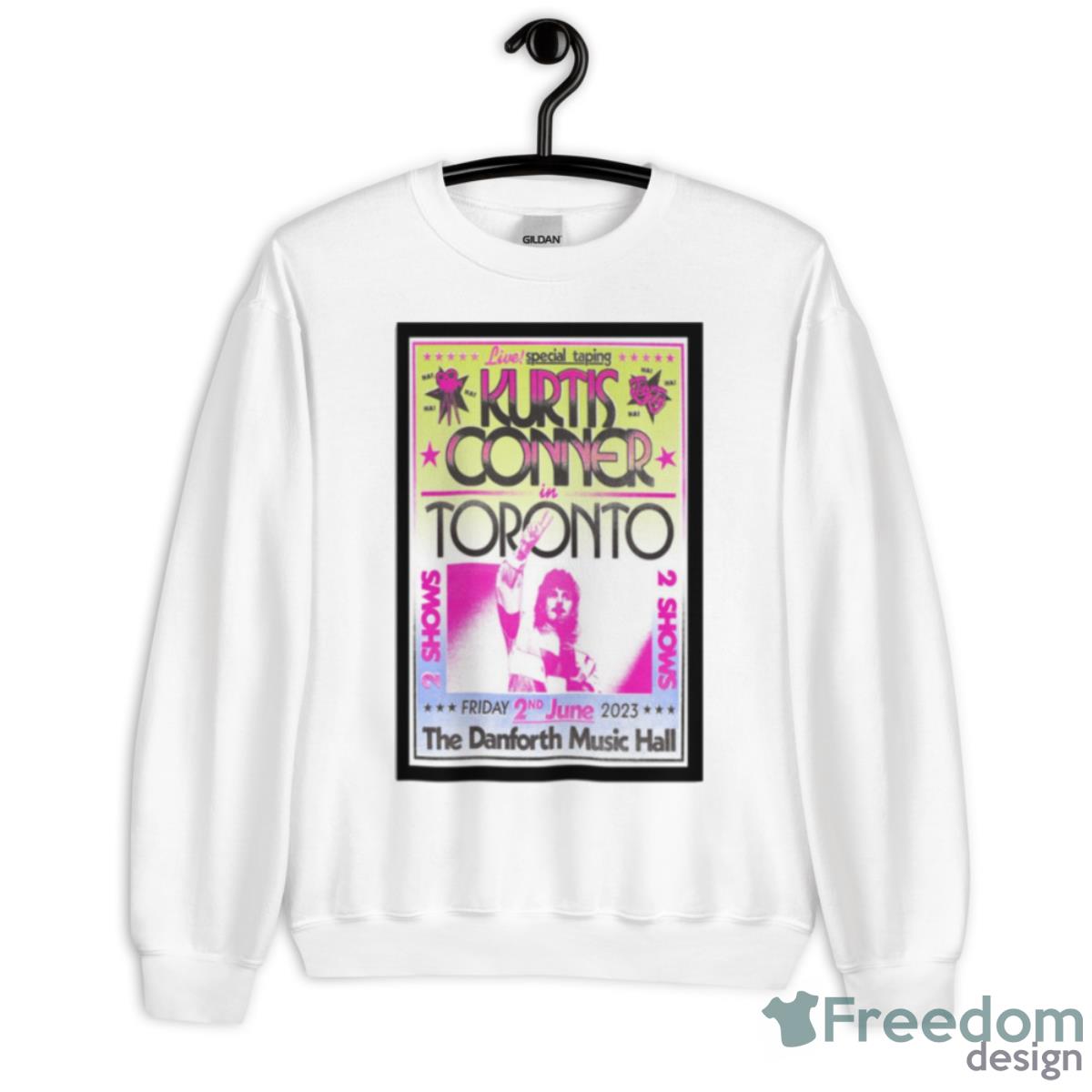 Kurtis Conner Toronto, June 2nd 2023, The Danforth Music Hall Poster Shirt - Unisex Heavy Blend Crewneck Sweatshirt