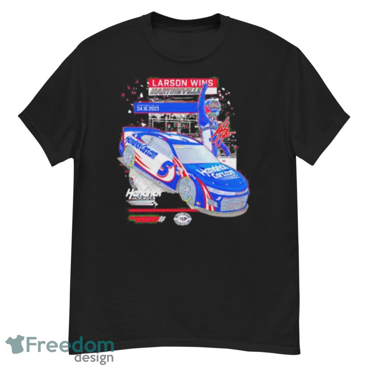 Kyle Larson 2023 Martinsville Speedway Race Winner Signature Shirt - G500 Men’s Classic T-Shirt