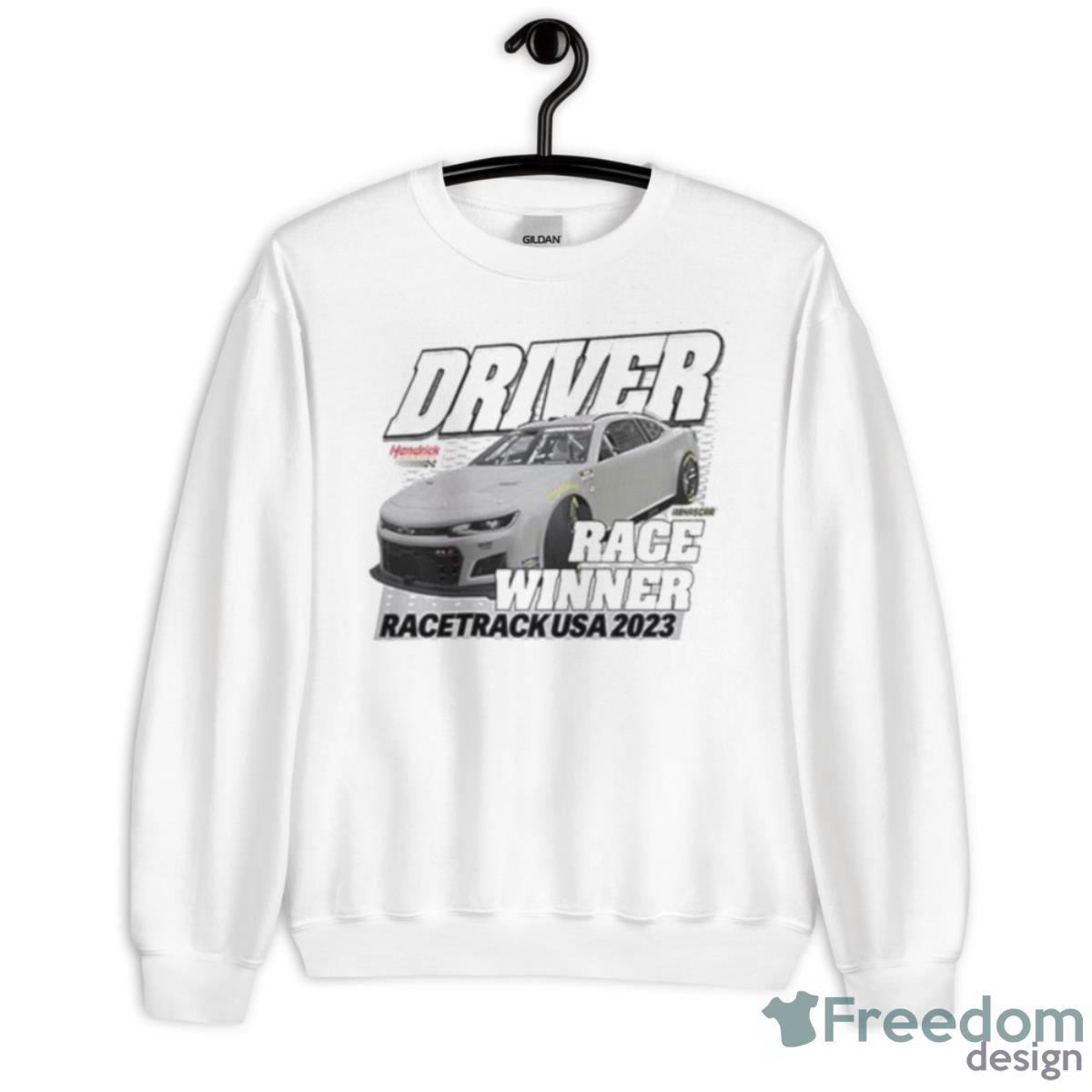 Kyle Larson Martinsville 2023 Spring RACE WIN Shirt - Unisex Heavy Blend Crewneck Sweatshirt