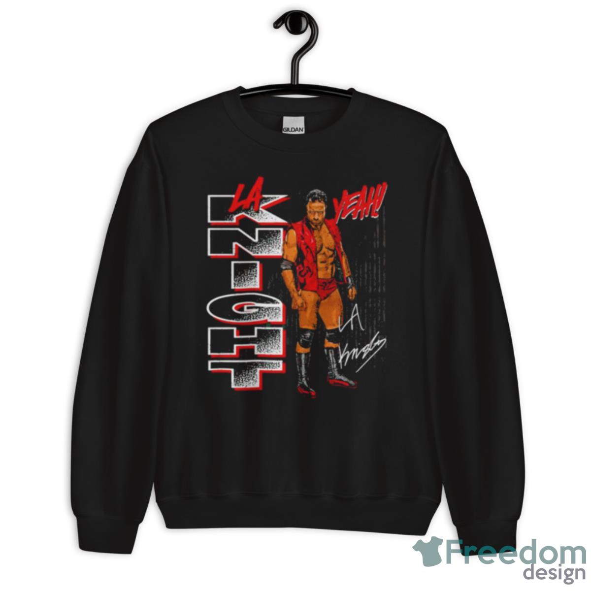 LA Knight Vertical Signature Shirt - Unisex Crewneck Sweatshirt