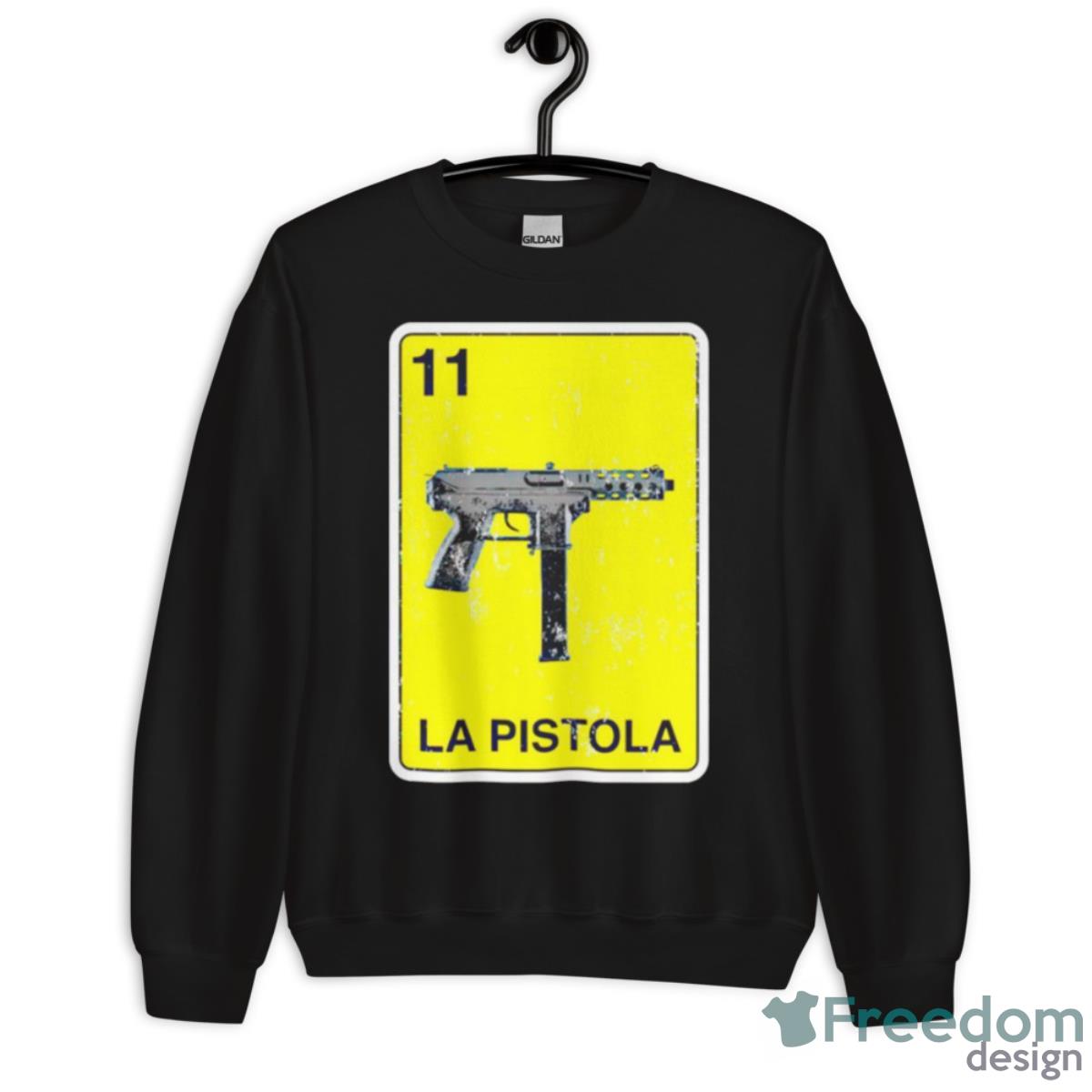 La Pistola 11 Gun Card Shirt - Unisex Crewneck Sweatshirt