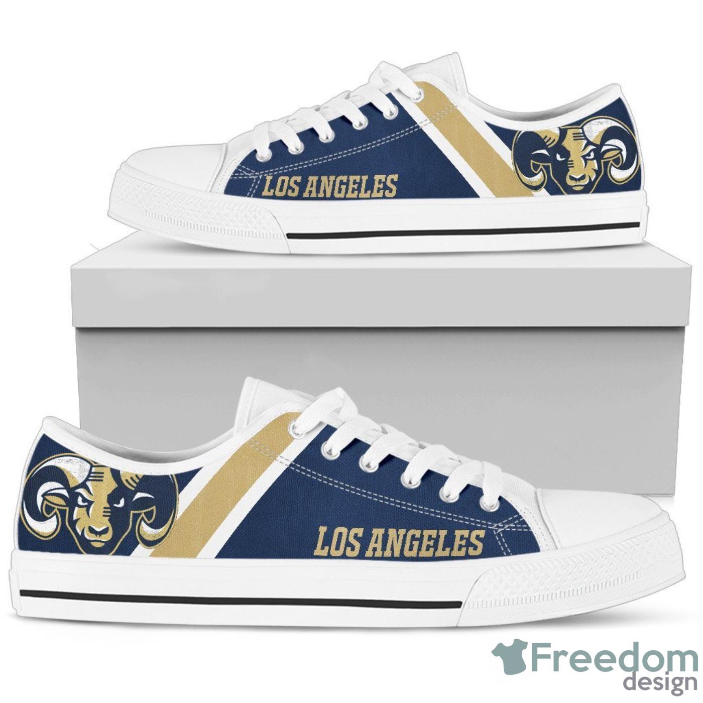 LA Rams NFL Low Top Canvas Shoes For Men And Women Product Photo 2