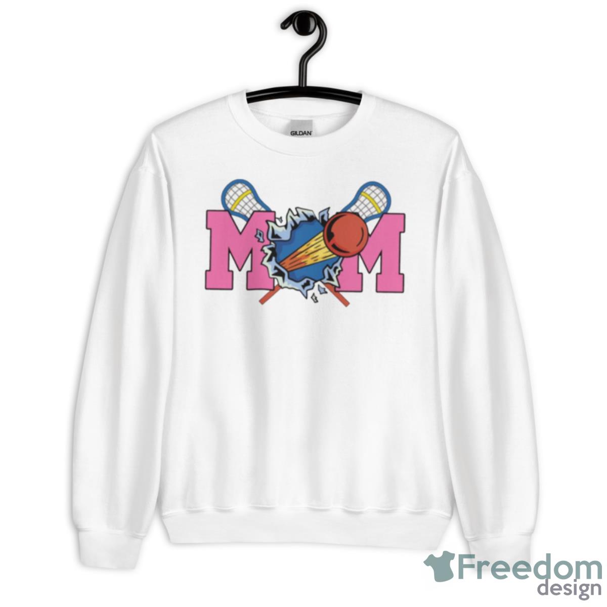 Lacrosse Mom Field Team Player Mother Parent Mom Shirt - Unisex Heavy Blend Crewneck Sweatshirt