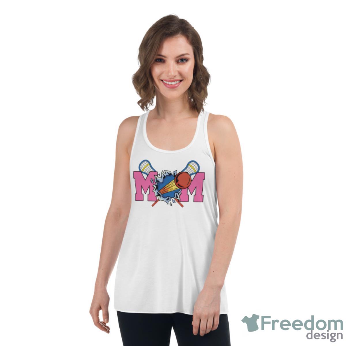 Lacrosse Mom Field Team Player Mother Parent Mom Shirt - Womens Flowy Racerback Tank Lacrosse Mom Field Team Player Mother Parent Mom Shirt - Womens Flowy Racerback Tank