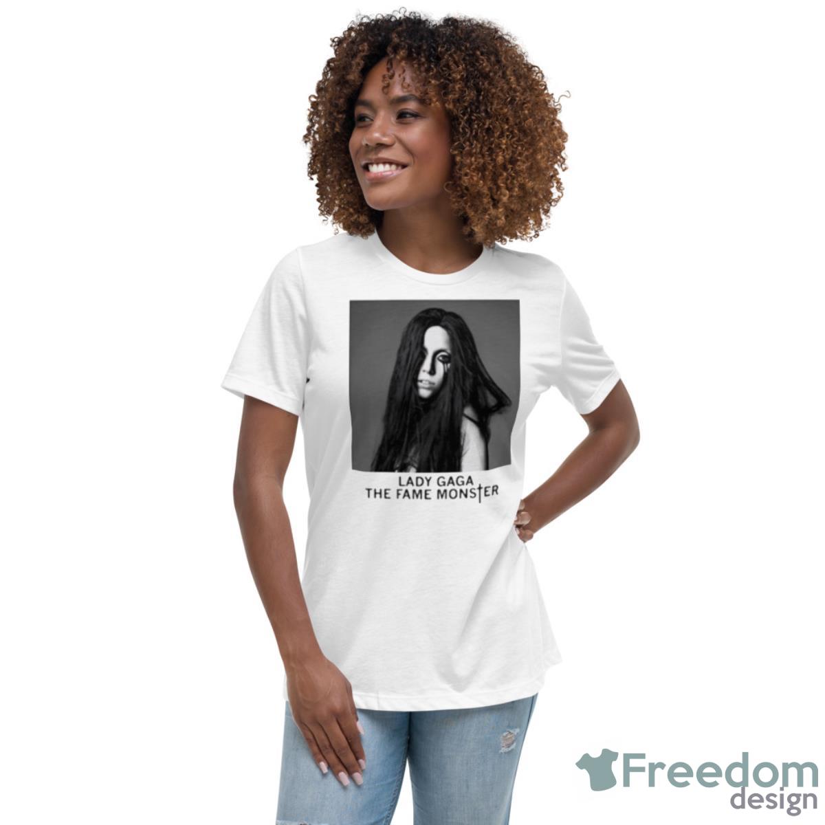 Lady Gaga The Fame Monster Tears Shirt - Womens Relaxed Short Sleeve Jersey Tee Lady Gaga The Fame Monster Tears Shirt - Womens Relaxed Short Sleeve Jersey Tee