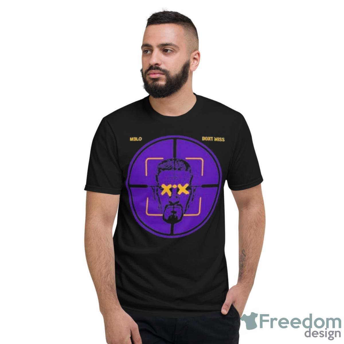 Lakers Carmelo Hayes Melo Don’t Miss 2023 Shirt - Short Sleeve T-Shirt