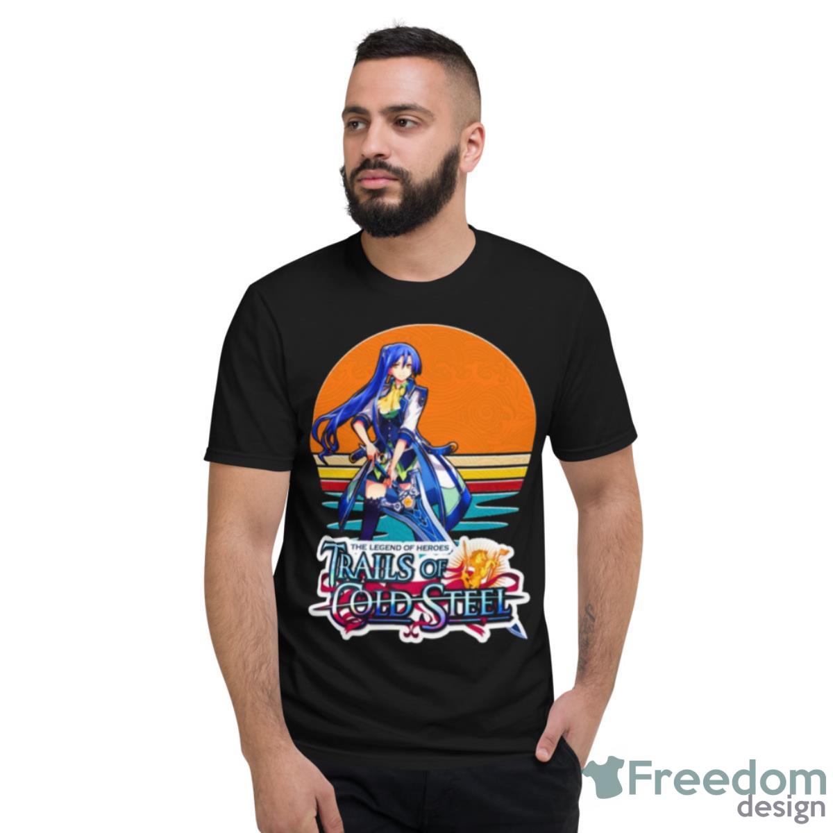 Laura S Arseid Retro Circle Trails Of Cold Steel Shirt - Short Sleeve T-Shirt